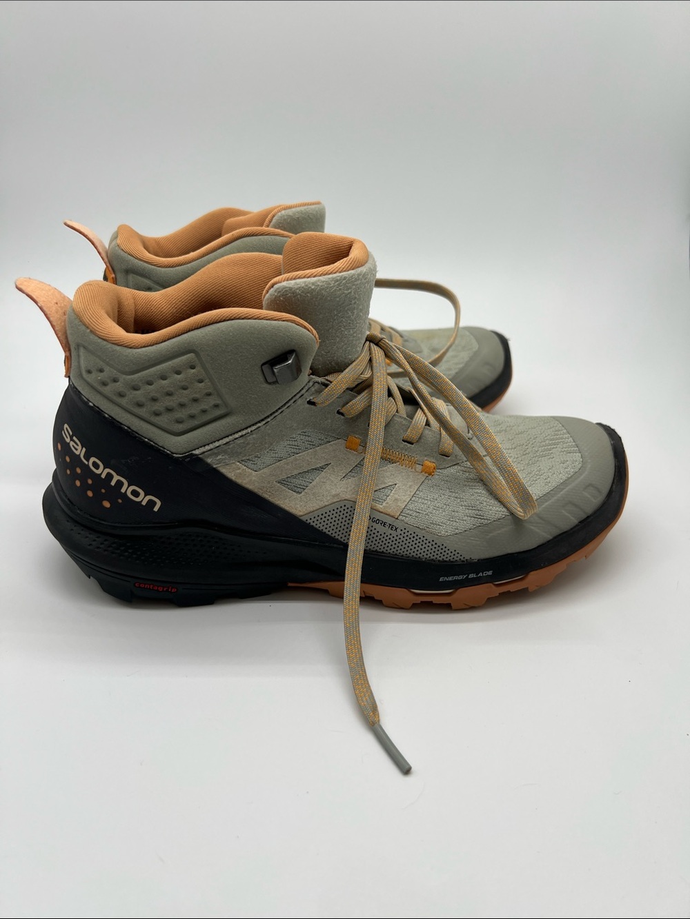 Salomon GTX Hiking Goretex Boots Women's Size 7 Waterproof EUC